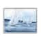 Stupell Industries White Sailboats Coasting Ocean Waters Blue Tide Framed Wall Art